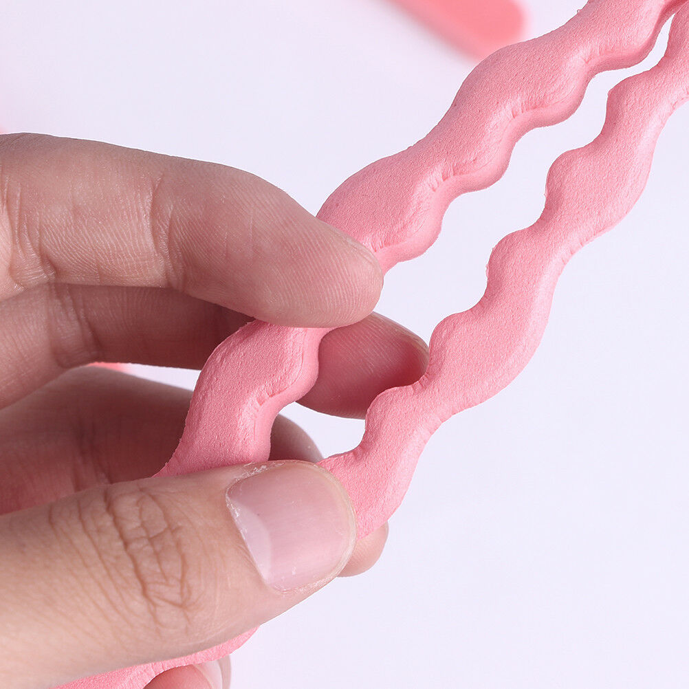 6x Sponge Curler Hair Rollers Soft Foam Sponge Hair Curlers Tools Strip To.l8