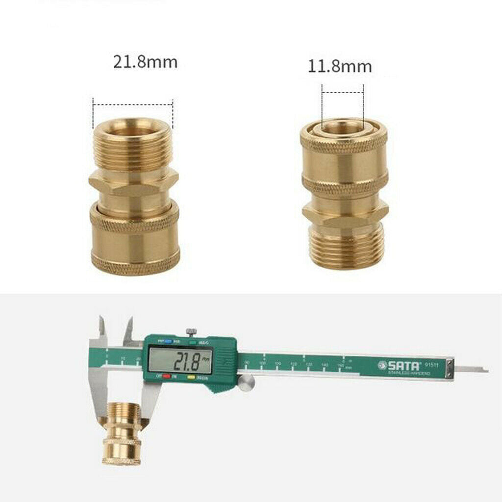 4pc Quick Release Connectors Garden Hose Tool Quick Adaptor Pipe Fitting