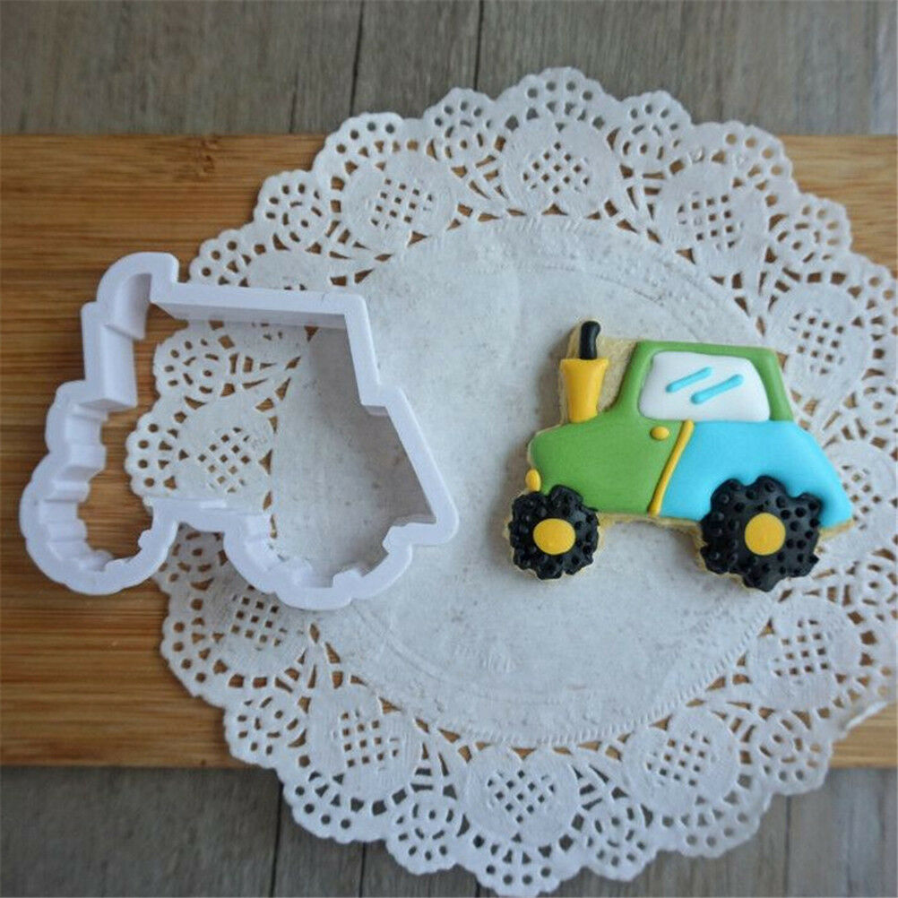 8pcs car truck Cutter Sugarcraft Cake Decorating Cookies Pastry Mould A .l8