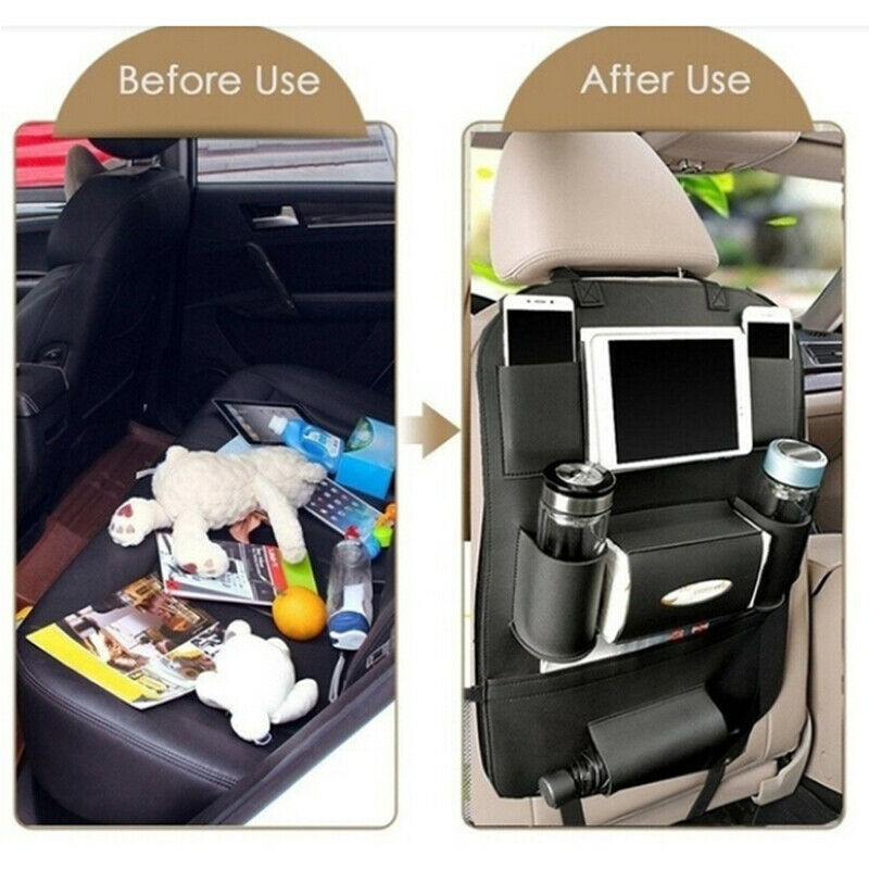 Auto Car Seat Back Multi-Pocket Storage Bag Organizer Holder Light G a1 CHQ SJ