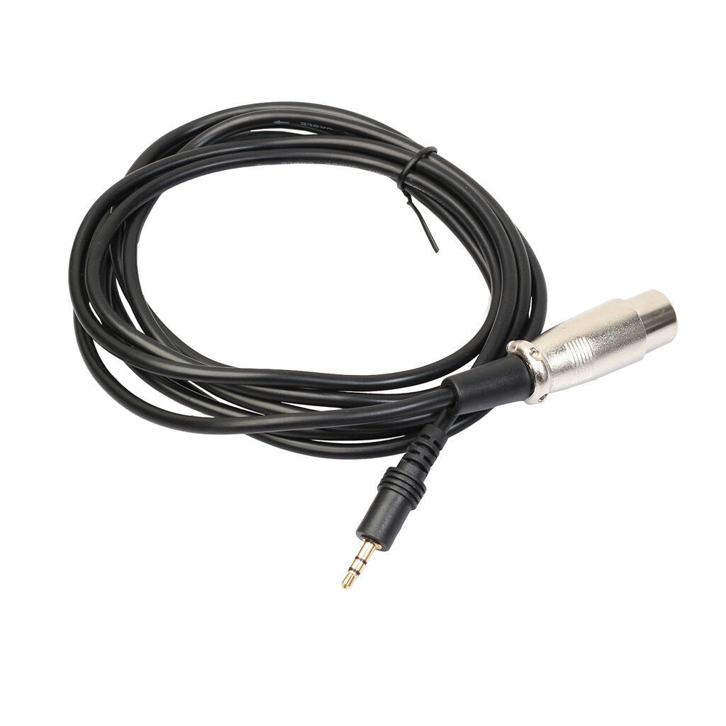 3 Pin XLR Female to 3.5mm 1/8" Jack Male MIC Audio Interconnect Cable 10ft