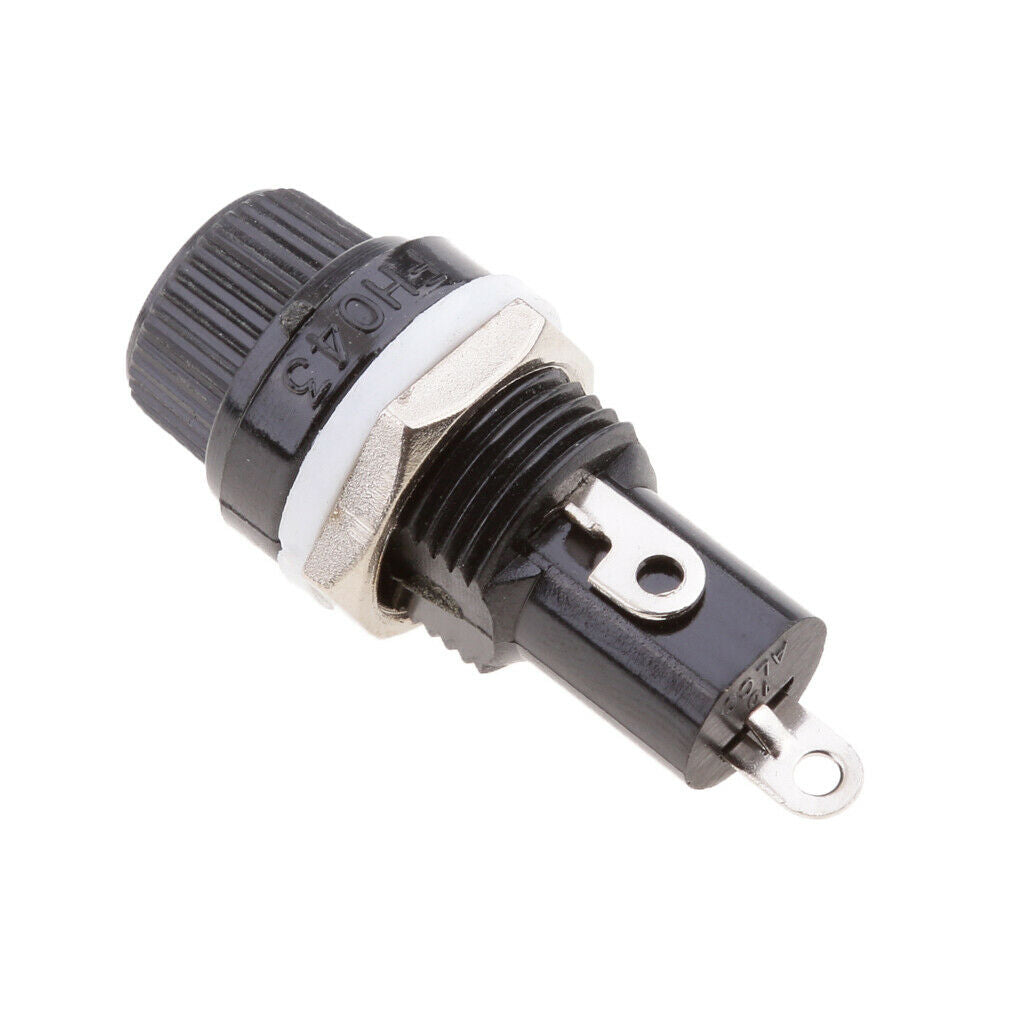5pcs Electronic Parts Fuse Holder Case Housing for 5X20mm Fuses Plastic