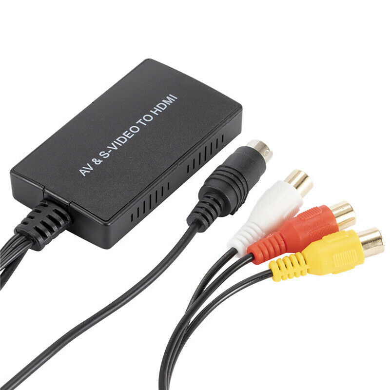 S-video to HDMI Converter AV to HDMI Adapter RCA Conver FrYHUKH XC