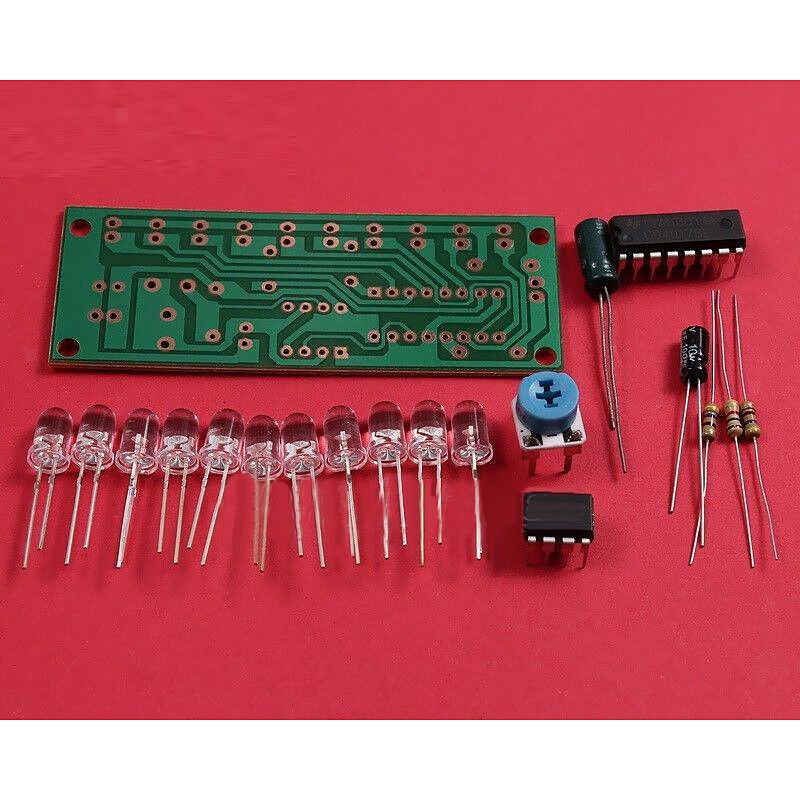 Welding Practice Water Lamp Module Kit NE555 CD4017 Electronic Board DIY Kit