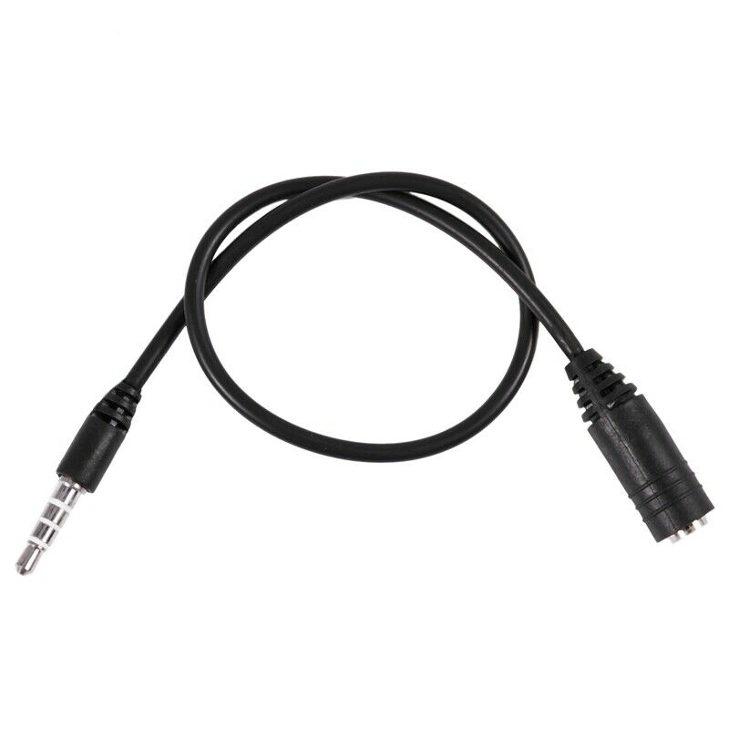 2.5 mm Female to 3.5 mm Male 3 s Jack Stereo Adapter On/Off Enabled F8V8V8