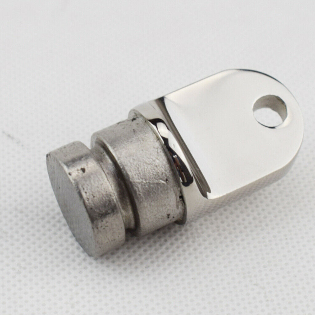 316 Marine-Grade Stainless Steel Inside Eye End for Bimini Top 1 inch Round Tube