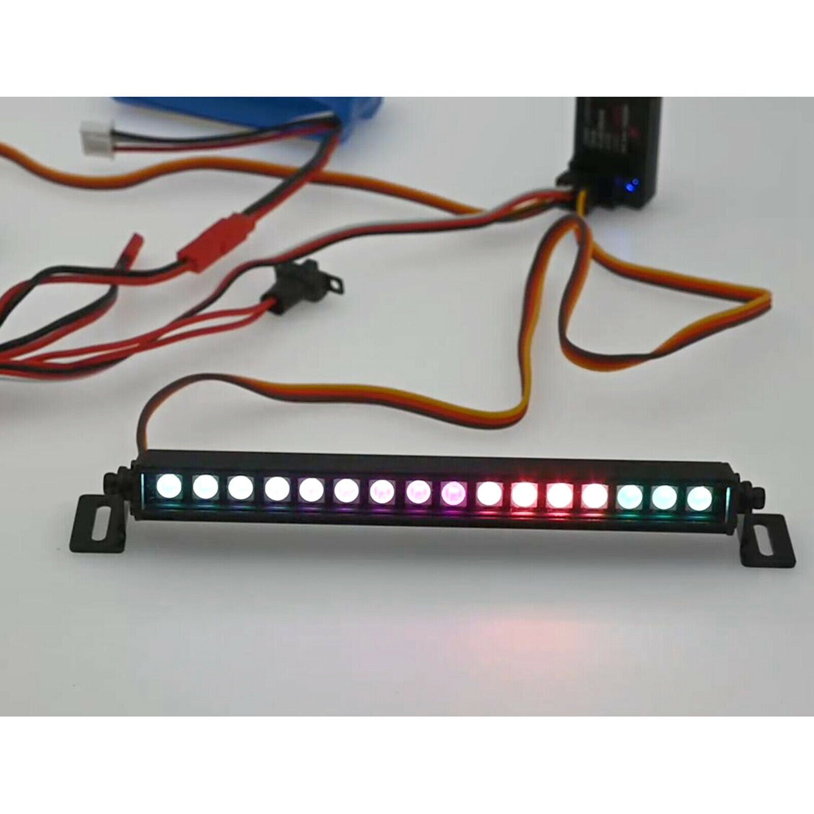 LED Flashing Light Bar Roof Lamp Fit For RC Rock Crawler MN86K MN86 Upgrades
