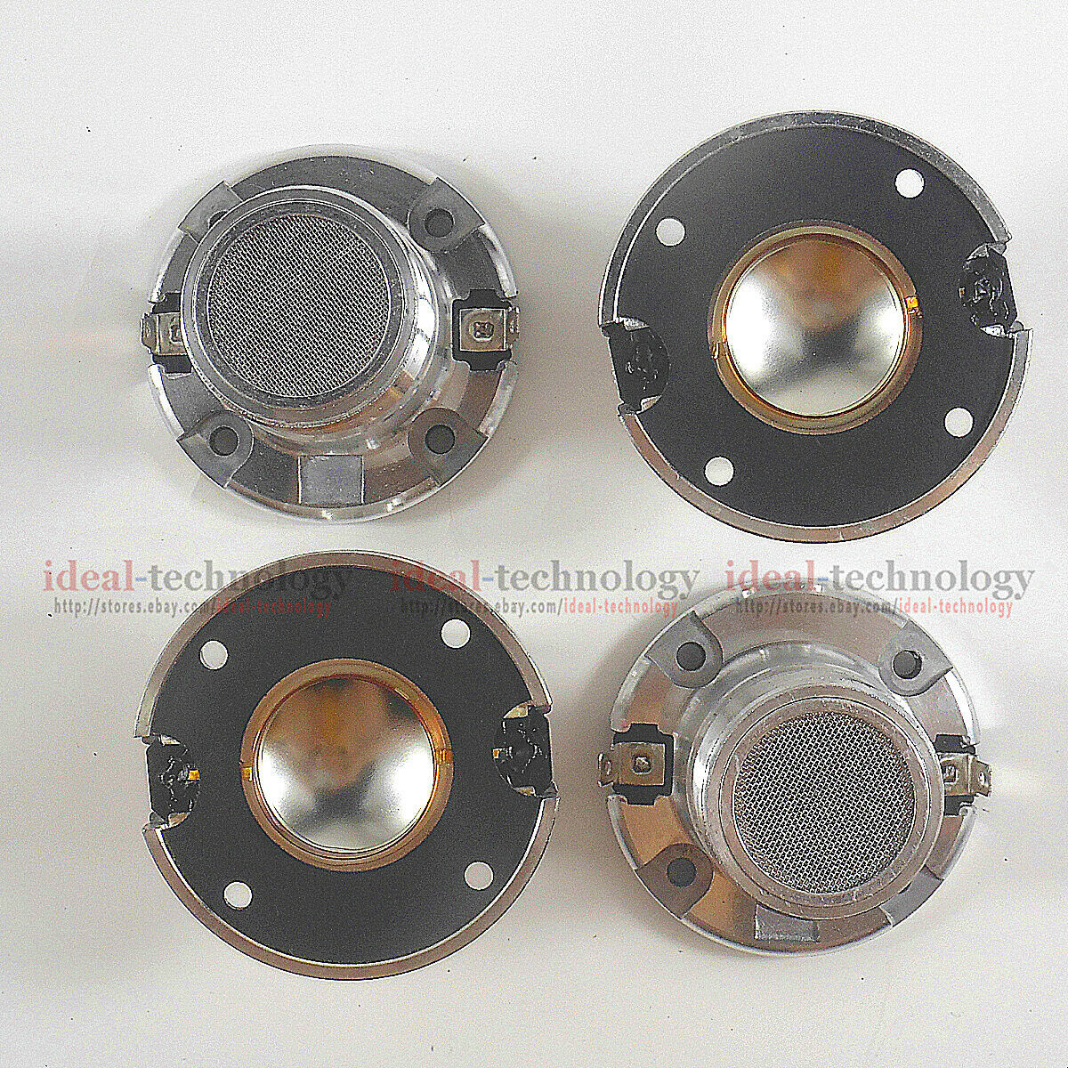 4pcs Titanium Film Diaphragm Kit For JBL 2414H, 2414H-1,EON 315,305,210P, 315
