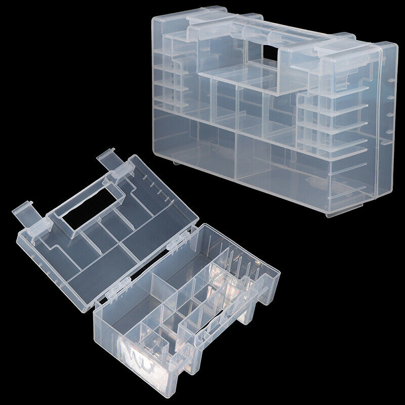 Plastic Battery Box Storage Case Holder Organizer for AA AAA C D 9V Batter_D TH