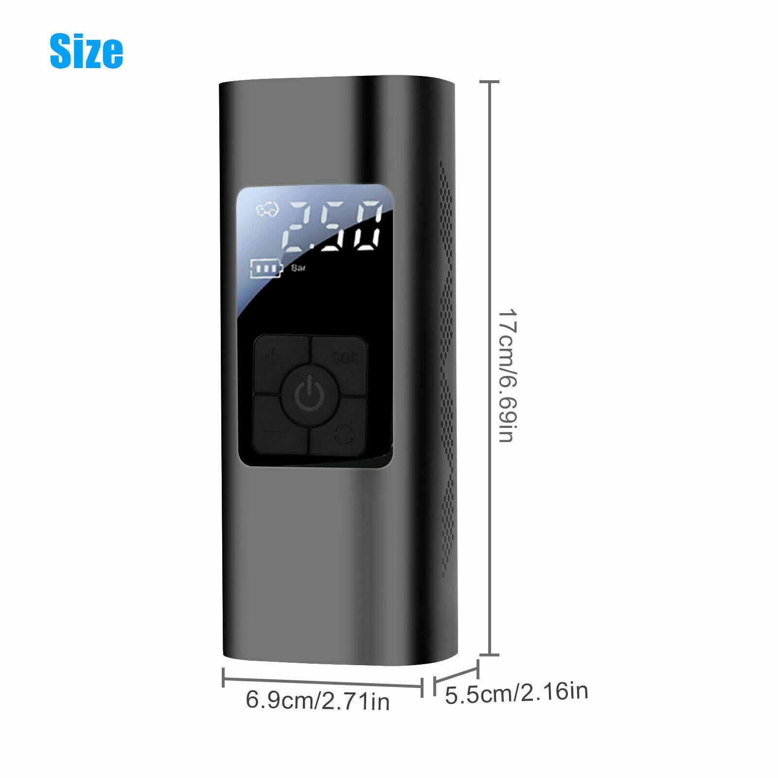140PSI Car Rechargeable Air Pump Wireless Electric Tire Inflator w/LED display