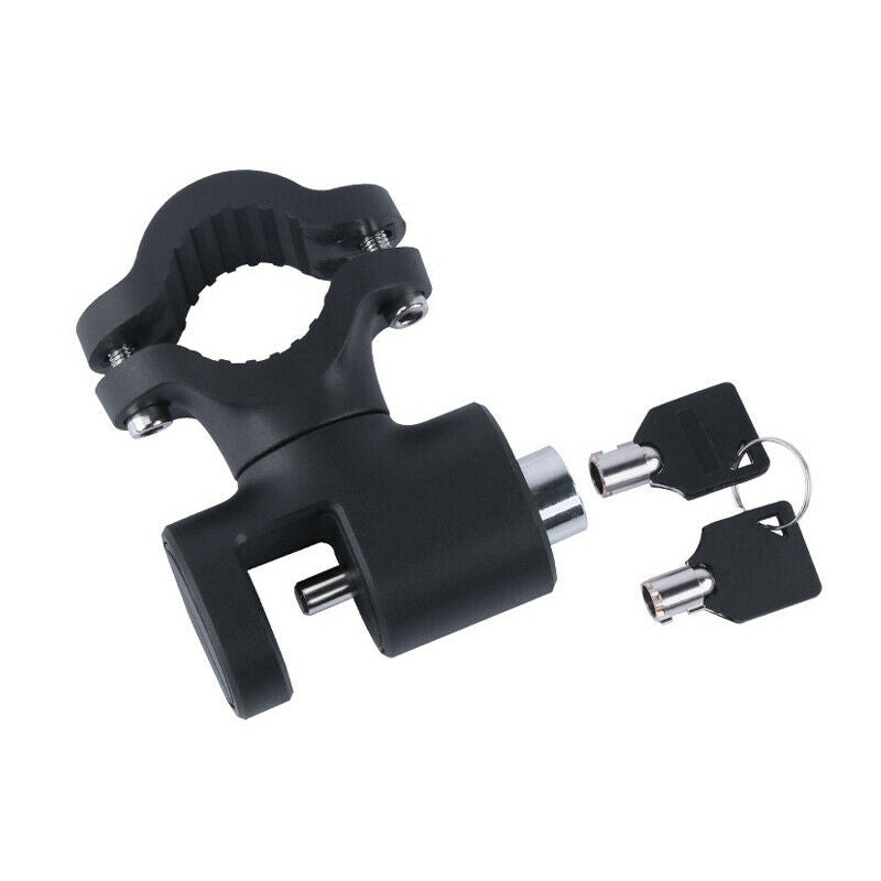 1PC Motorcycle Bikes Scooter Handlebar Helmet Lock Anti-theft Security Hook 360Â°