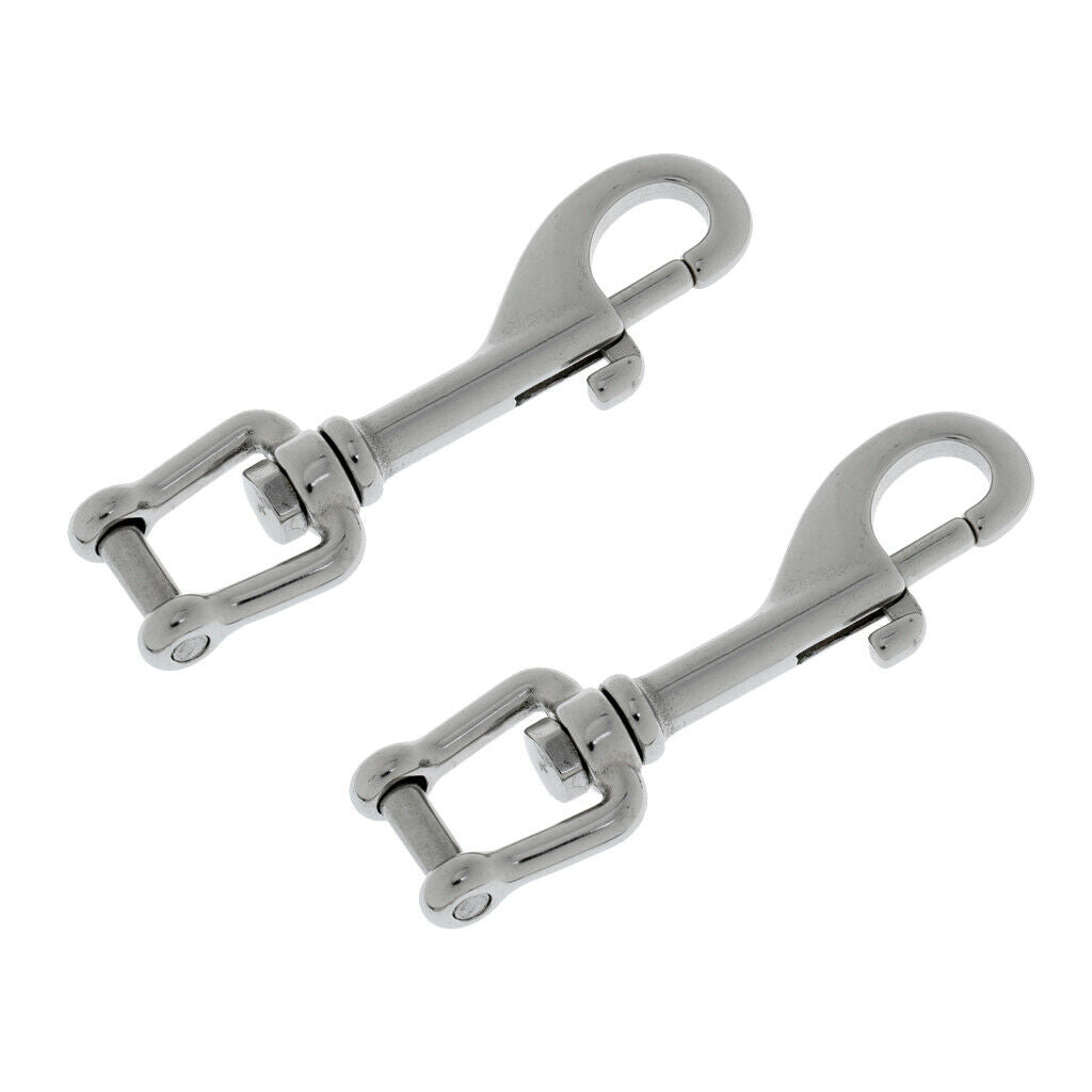 2pcs 316 Stainless Steel Twin Shackle Assembly Dowel