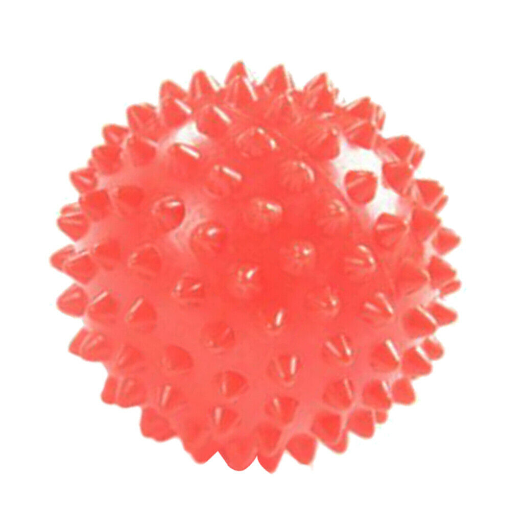 7 cm Orange Massage Ball Spiky Foot Care Hand Massager Back Muscle Roller Deep