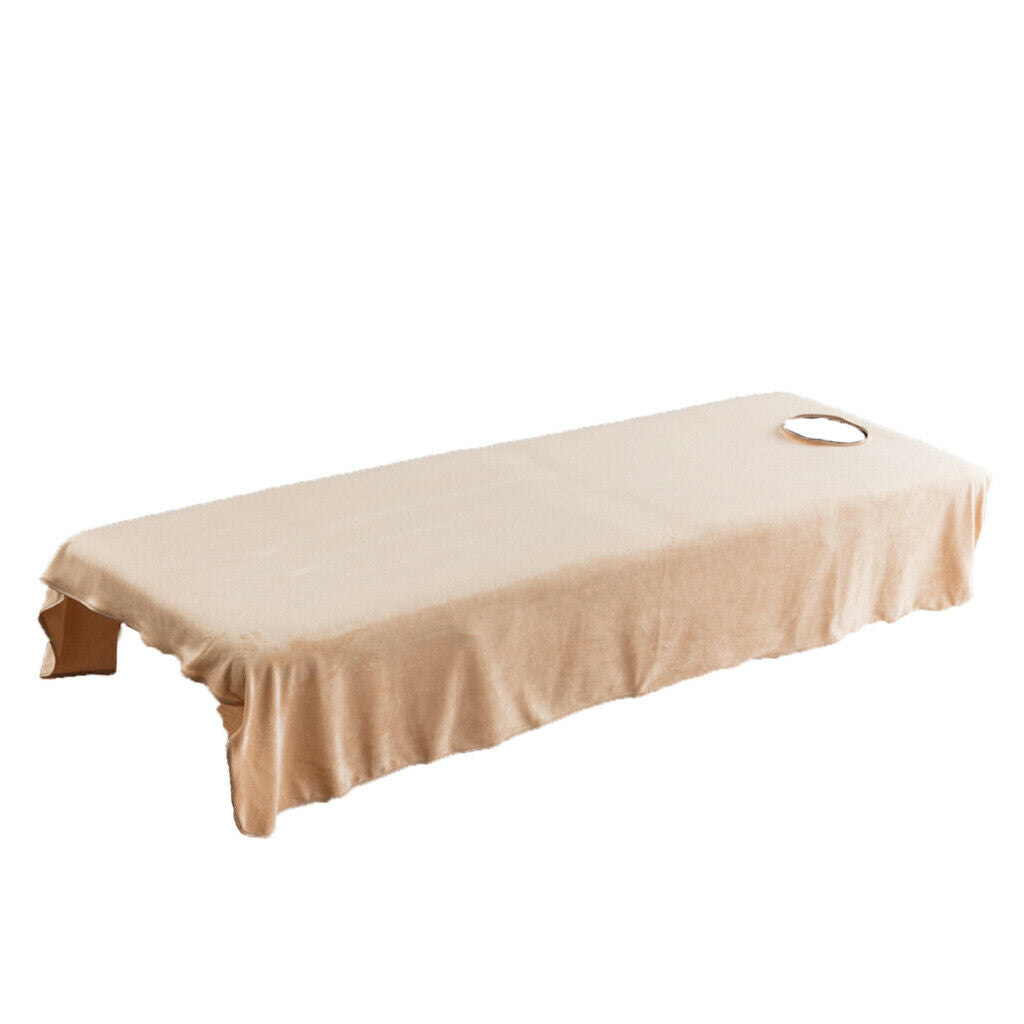 3x Crystal Velvet Massage Table Bedding Sheets Beauty Hotel Facial Bed Cover