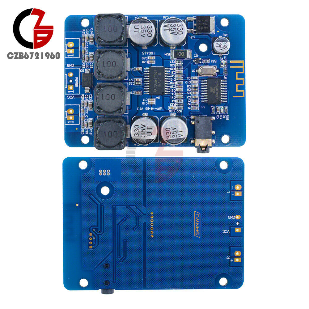 TPA3118 30W+30W Digital Power Amplifier 30Wx2 Bluetooth Receiver Stereo Speakers