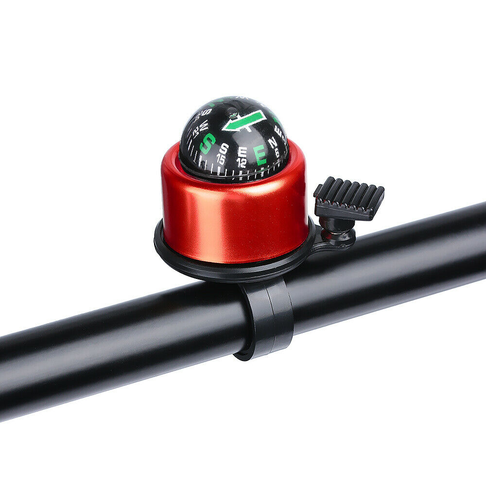 New Accessory Handlebar Road Bike Bicycle Bell Ring Cycling Compass
