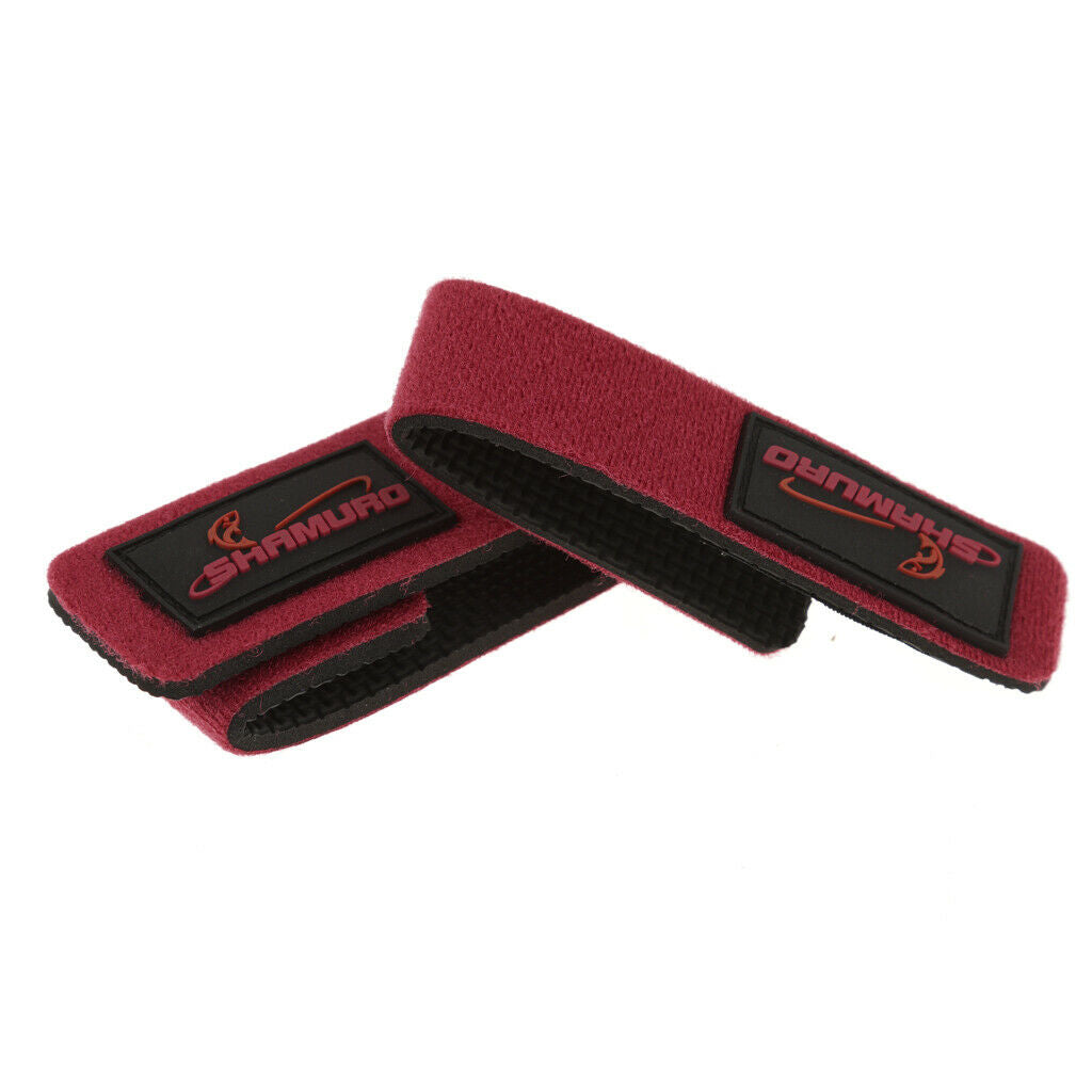 Lot 6pcs 3 COLORS Fishing Rod Bands Rod Ties