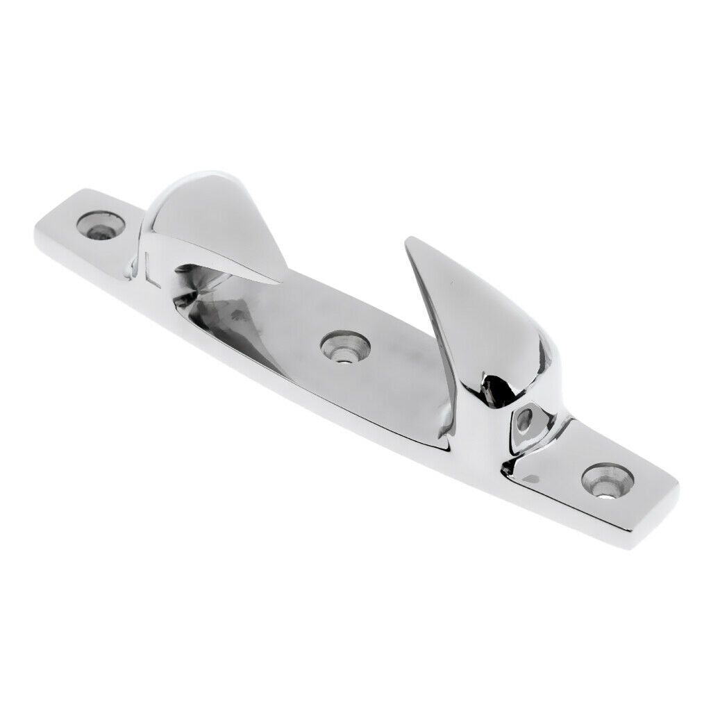 2x 119mm Marine Grade Stainless Steel Boat Bow Fairlead Cleat Mooring Cleat
