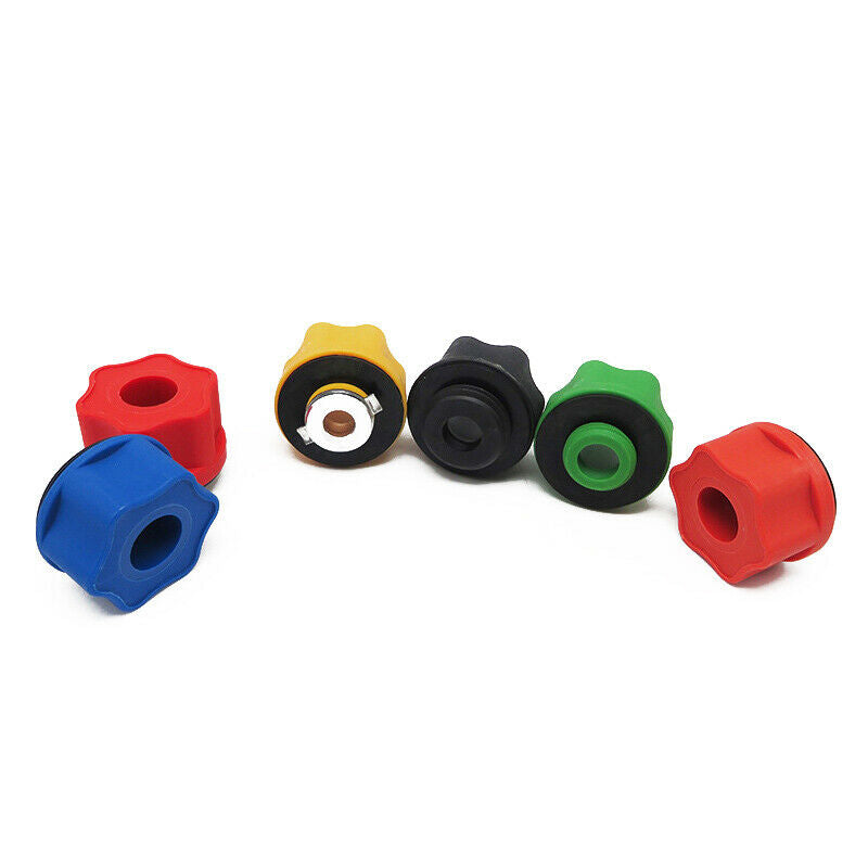 8Pcs/Set  Engine Oil Funnel Kit Filling Cooling System Repair Filler 6 Adapters