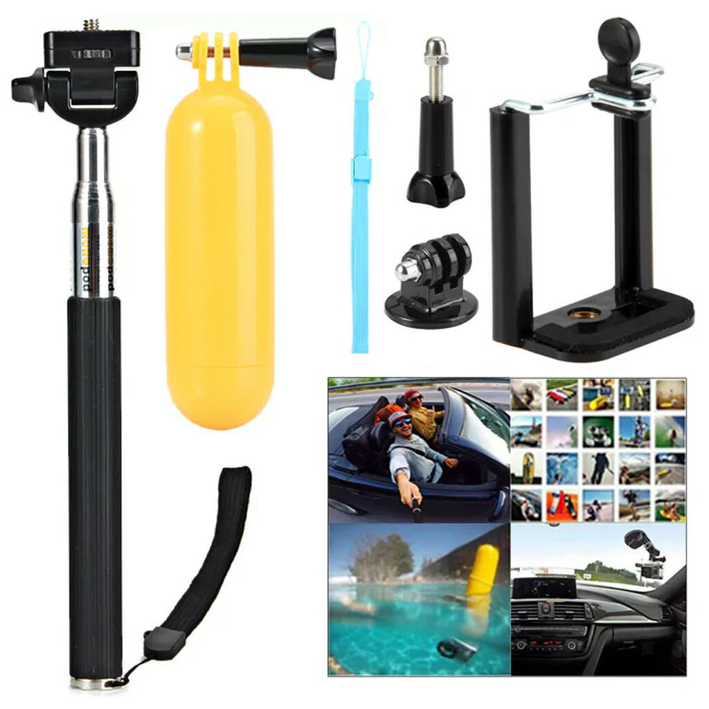 Waterproof Floating Hand Grip + Adjustable Extension Selfie Stick for