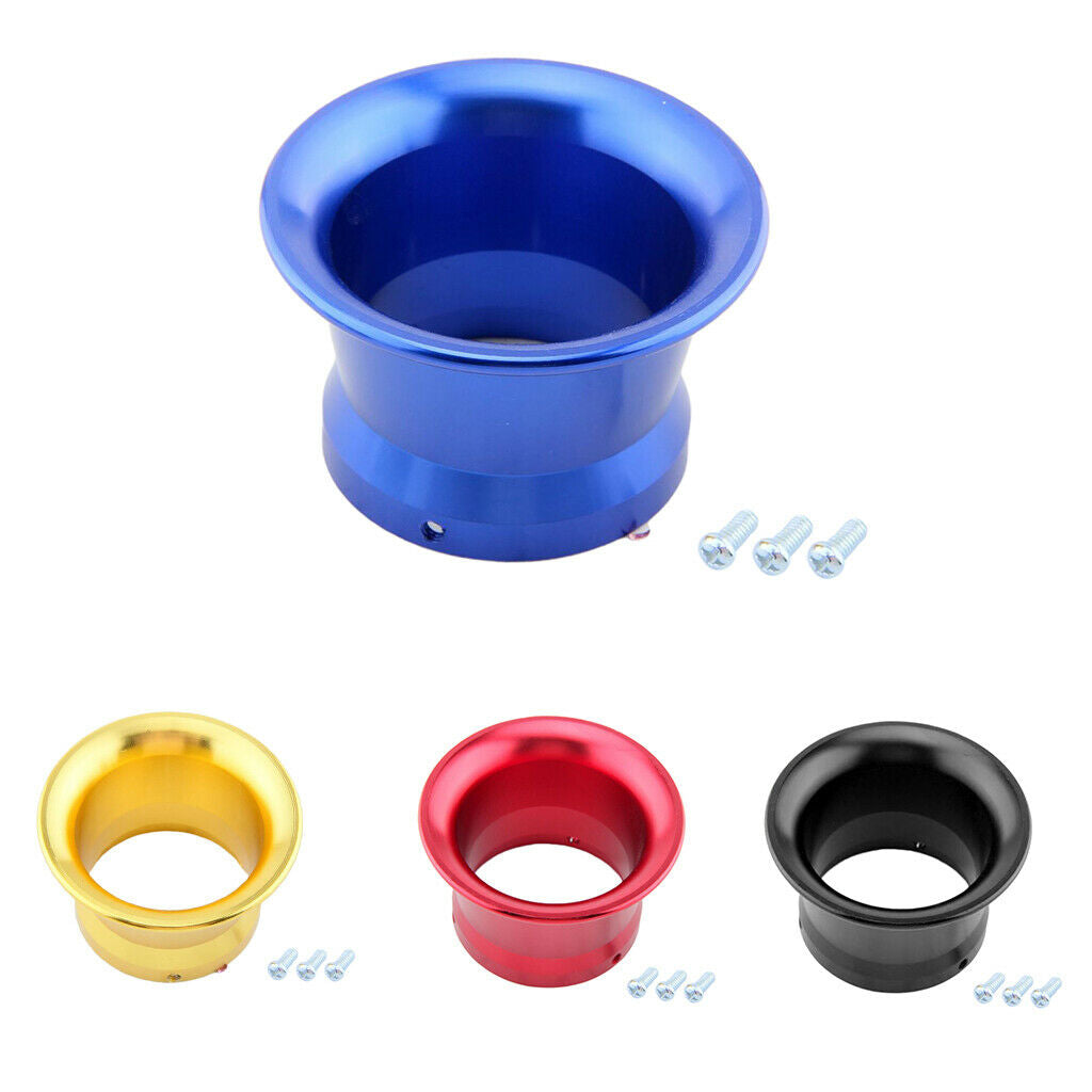 3pcs 50mm 2" Yellow Air Filter Velocity Stack Kit for PWK24 PWK30 Carburetor