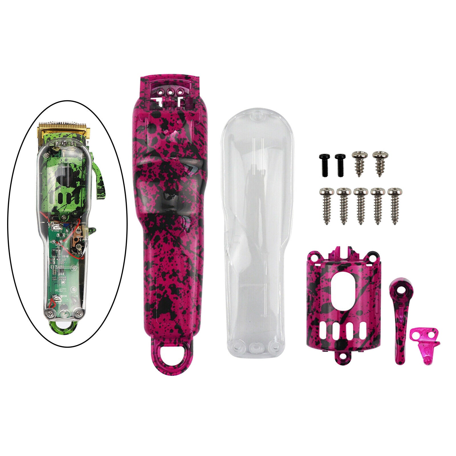 2 Set PC DIY Full Housing Combo Kit Shell Base Uper Cover for  8148 8591