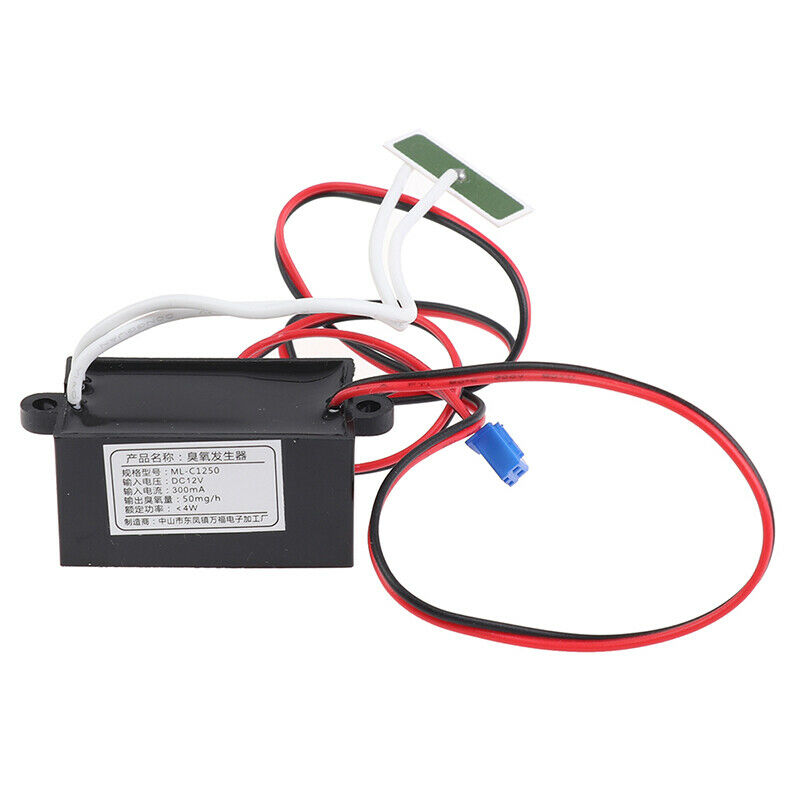 DC 12V Ozone Generator Machine Air Purifier Odor Deodorizer Sterilizer 50m H Tt