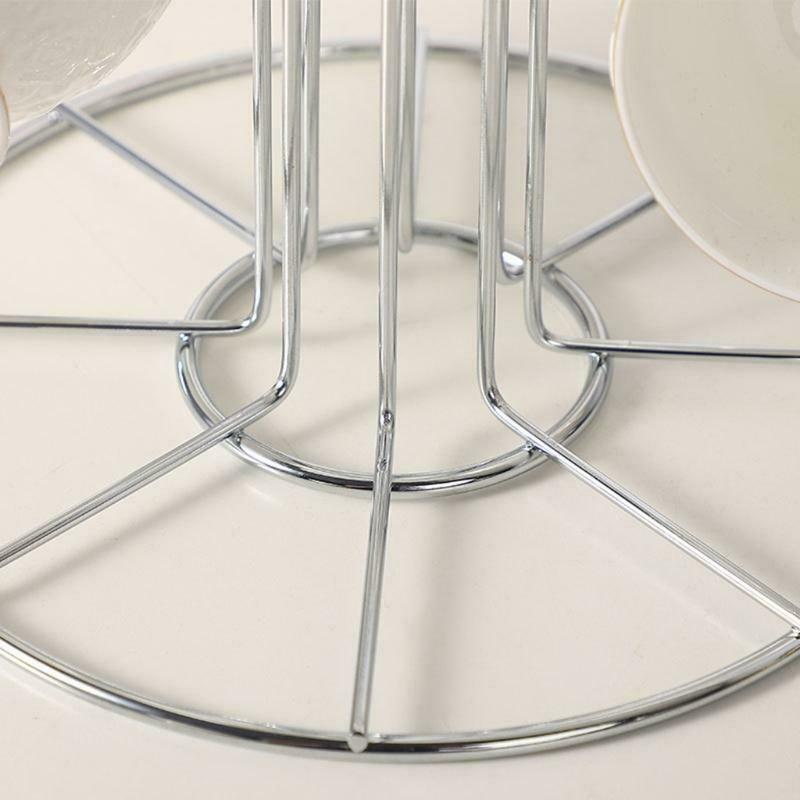 Tree Shape 8 Mug Holder Coffee Mugs Tea Cup Storage Rack for Countertop Kitchen