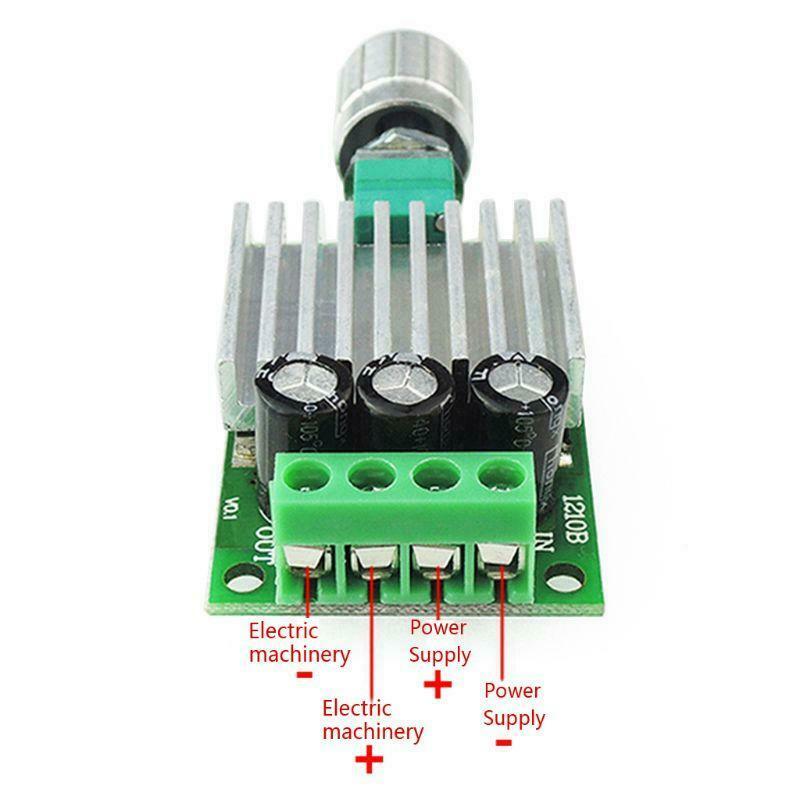 12V 24V 10A PWM DC Motor Speed Controller Adjustable Speed Regulator Switch