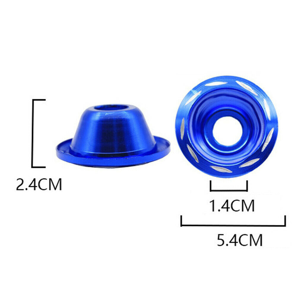Motorcycle Front Fork Decoration Cup Wheel Drop Resistance Holder  Blue