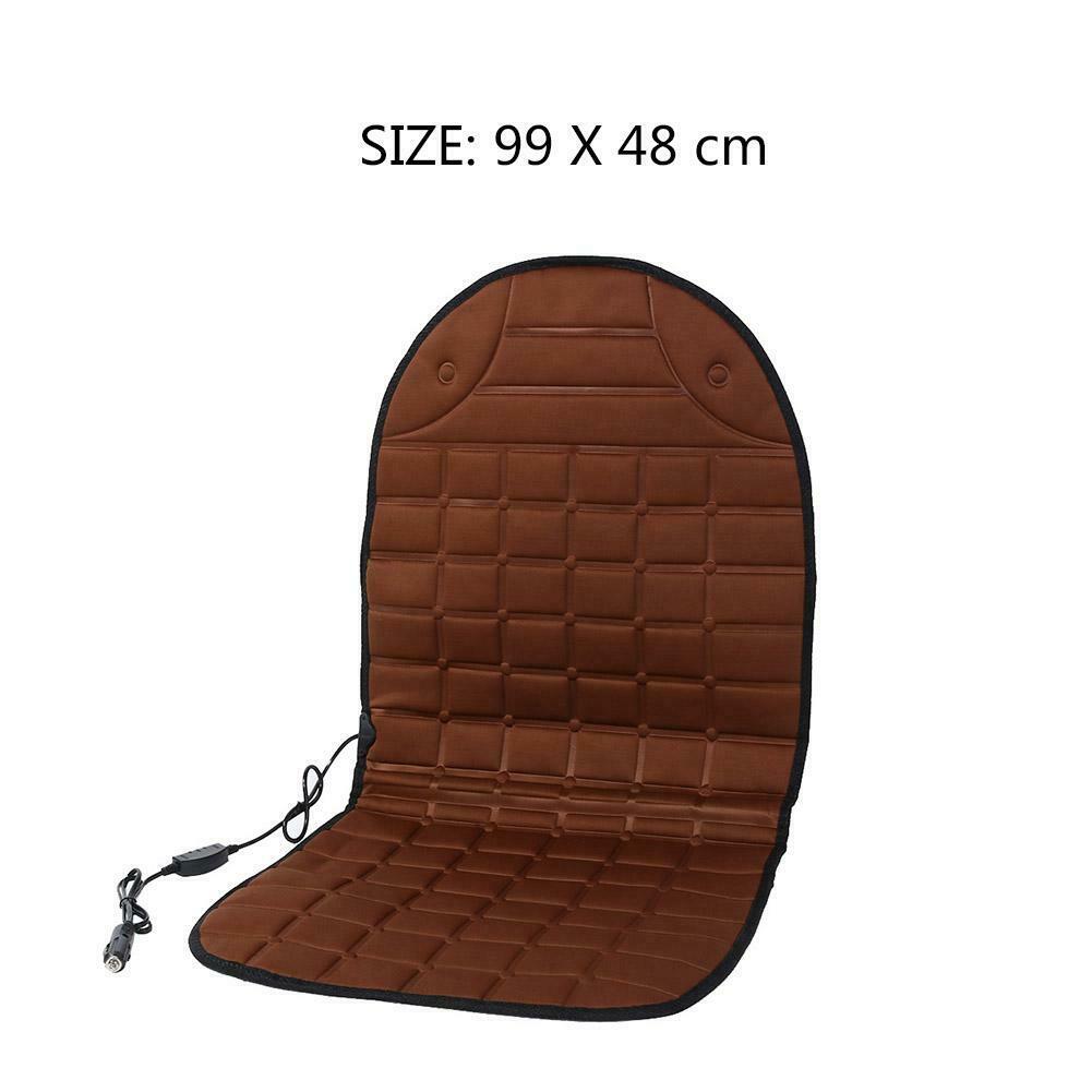 12V Universal Car Auto Heating Pad Cover Heated Warming Seat Cushion @