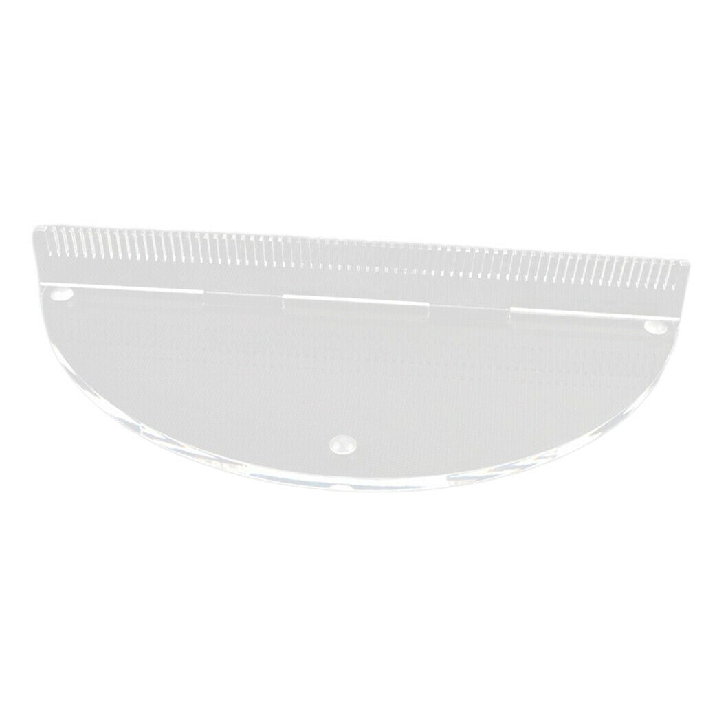 Durable Clear Salon SPA Hair Extensions Storage Holder Plate Rack Stand for