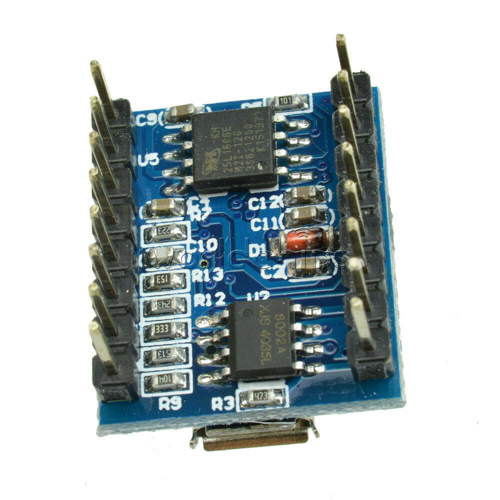 JQ6500 Voice Sound Module USB Audio Decoding Board 16M UART Serial TTL