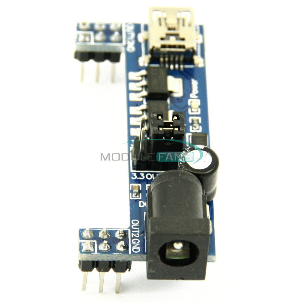 10PCS Mini USB MB102 Breadboard Power Supply Module 3.3V 5V F Solderless Arduino
