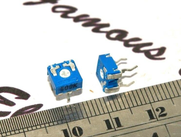 100pcs - ACP CA6XV5-500KA 500K Type-A Trimmer Potentiometer 6mm