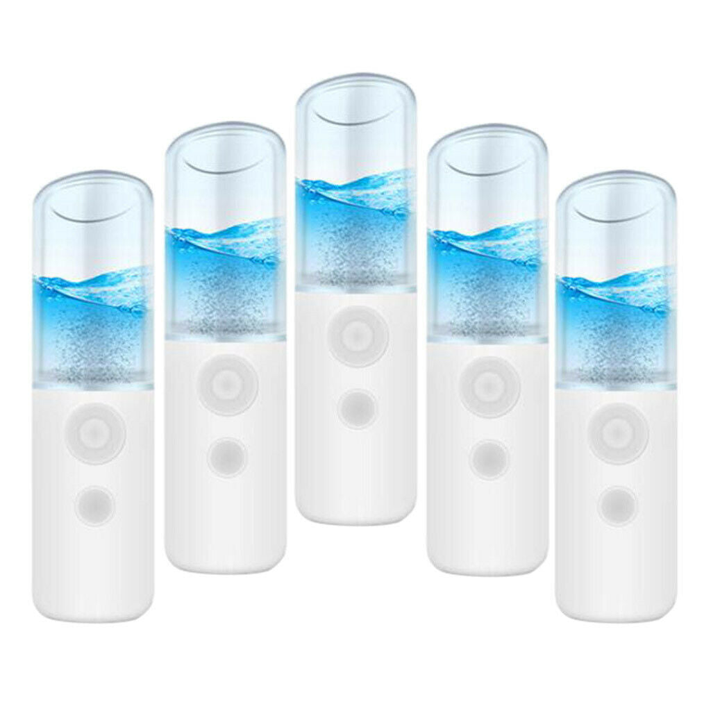5 Pieces USB Nano Mister Hydration Facial Moisturizing Sprayer Instrument