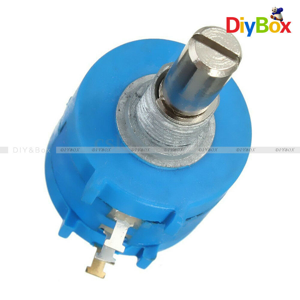3590S Rotary Variable Resistor Wirewound Precision Potentiometer Pot 10 Turn Ohm
