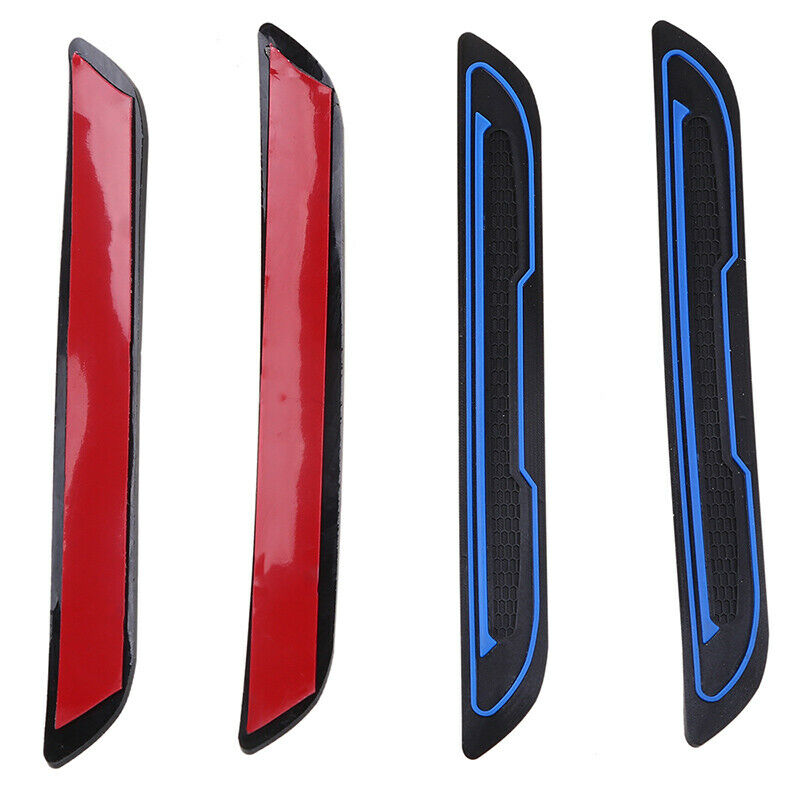 4PCS Car SUV Body Door Side Anti-Collision Protector Strips Decorative Stick Bar