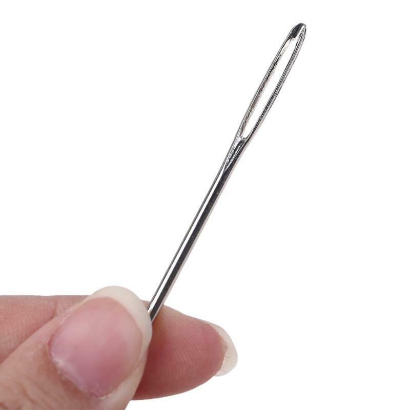 12Pcs Plastic Sewing Needles+18Pcs Large Eye Blunt Needles for Kid Craft Project