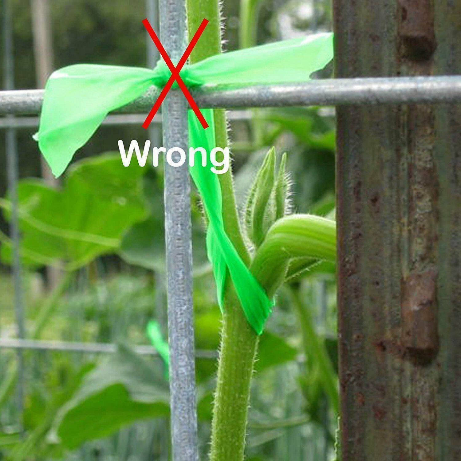 50x Gardening Plants Cable Ties Bracket PlasticTap Bonsai Flower Vine Bandage AU
