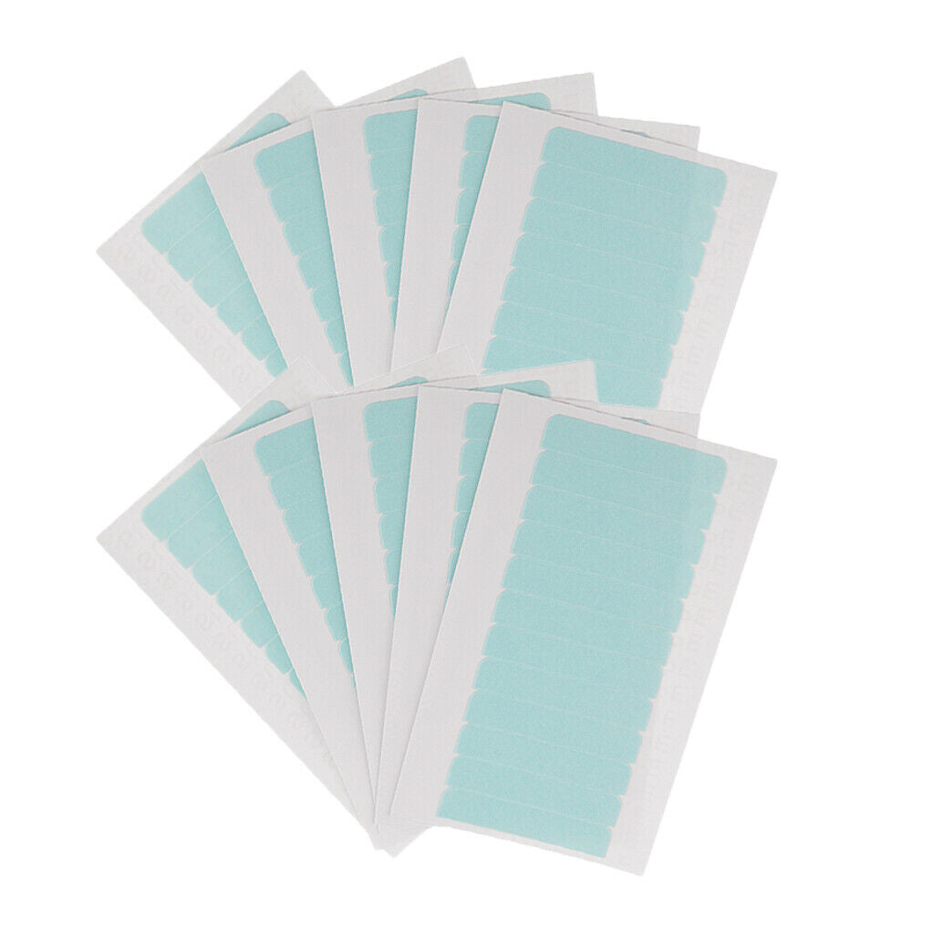 120 lot Dual Sides Wig Tape Glue Tabs for Skin Weft Hair Extensions Toupee