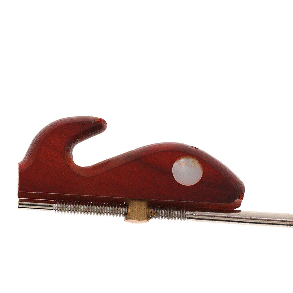 1 Piece Chinese Erhu Bow for Violin Red Sandalwood Handle Spare Part for Bass