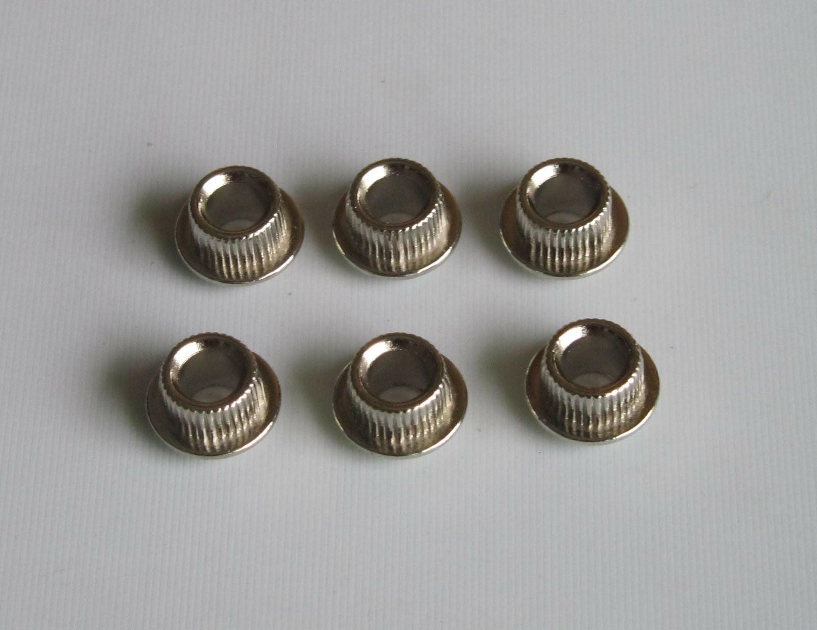 60pcs Metal Nickel 10mm Guitar Tuning Keys Conversion Bushings Adapter Ferrules