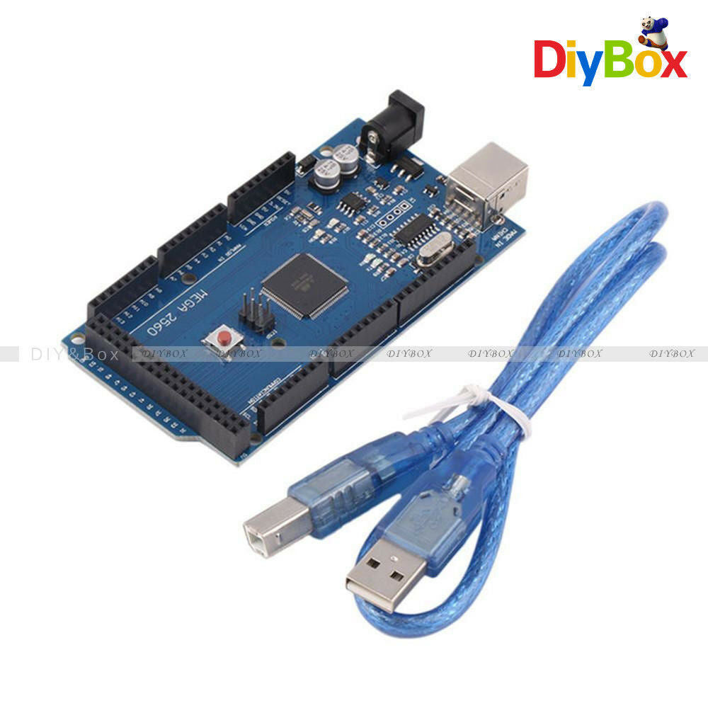 CH340G Mega2560 R3 ATmega16U2 Board+Acrylic Transparent Case for