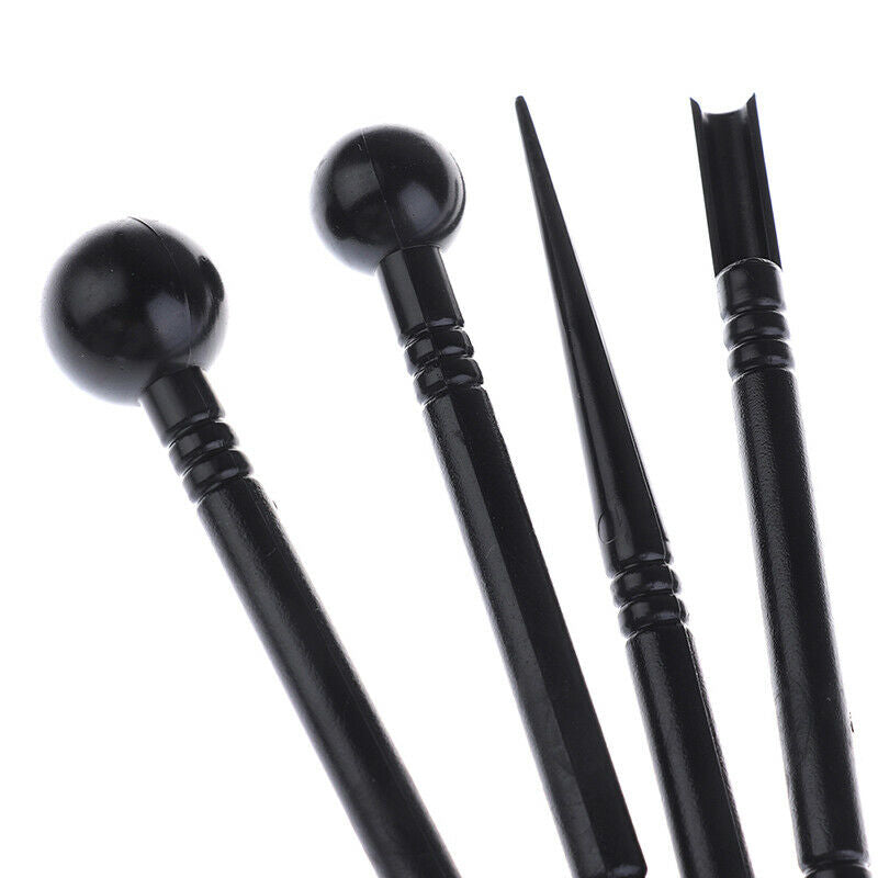 4pcs ceramic Polymer Clay Tools Carving Craft Brush Ceramics Tool Multi-f.l8