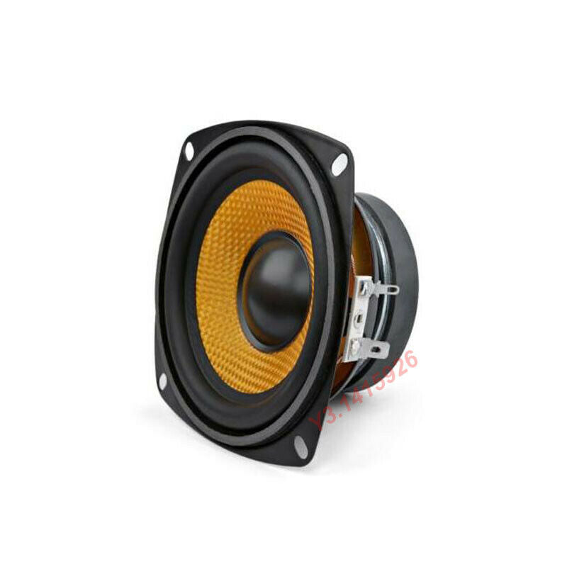 1Pc  4 inch Portable Speaker 4 Ohm 15W Bass Speaker DIY Multimedia Subwoofer New