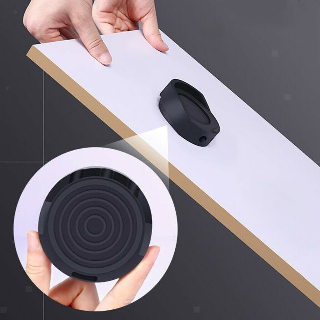 4Pieces Black Anti Vibration Pads Non Slip Grip Feet Pad for Washing Machine