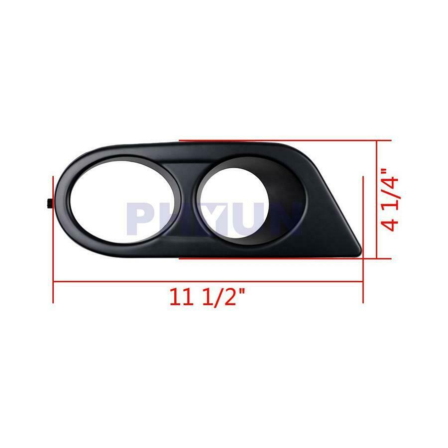 ABS Plastic Fog Light Cover Front Bumper Right & Left For BMW 1999-2006 M3 E46