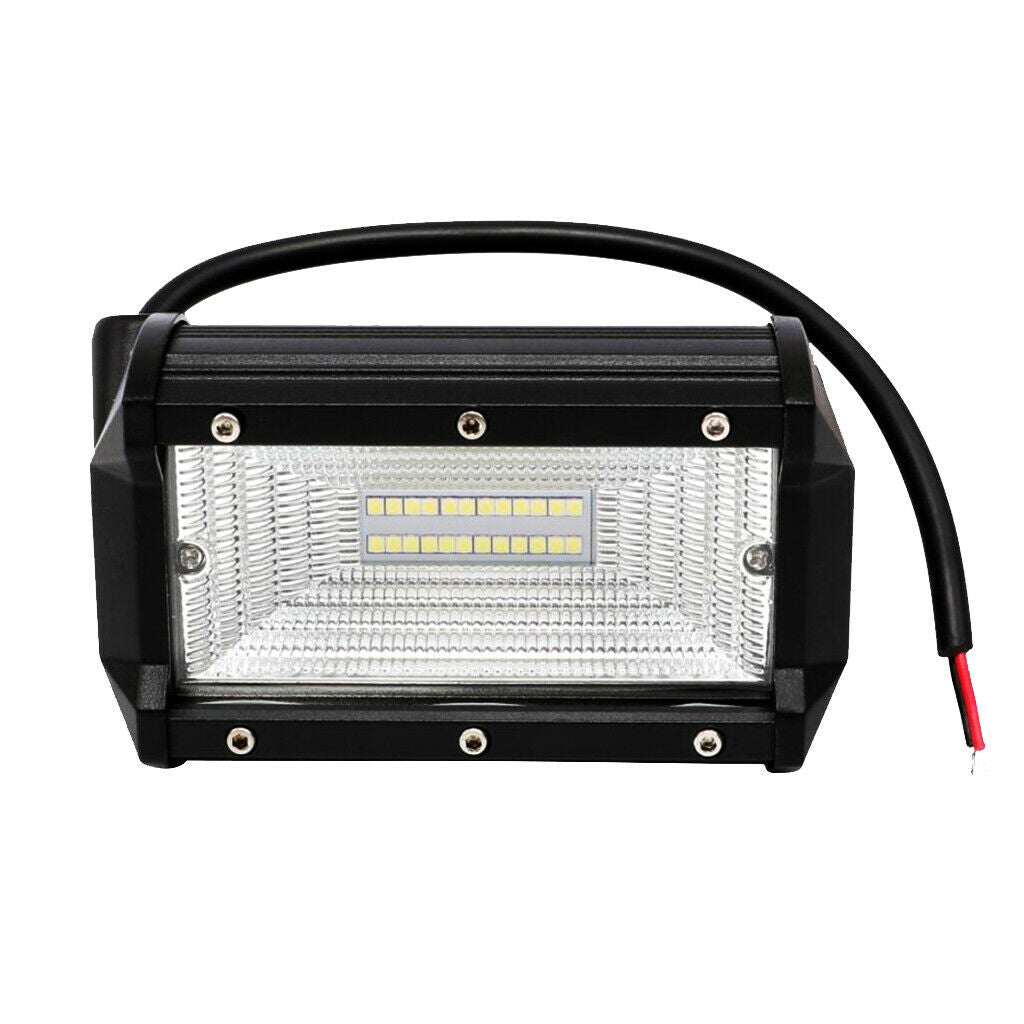 Universal 72W 6000LM Car Boat SUV ATV Truck LED Working Spot Light Bar Lamp