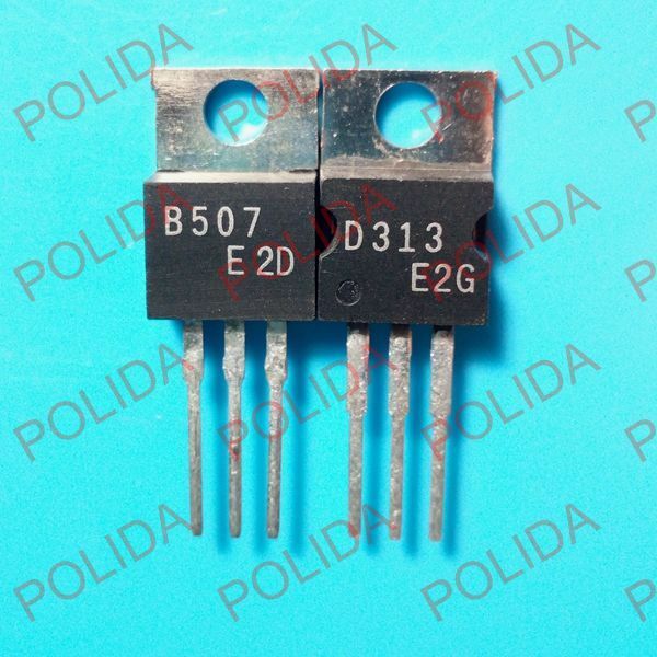 5pairs OR 10PCS Transistor SANYO TO-220 2SB507/2SD313 B507/D313